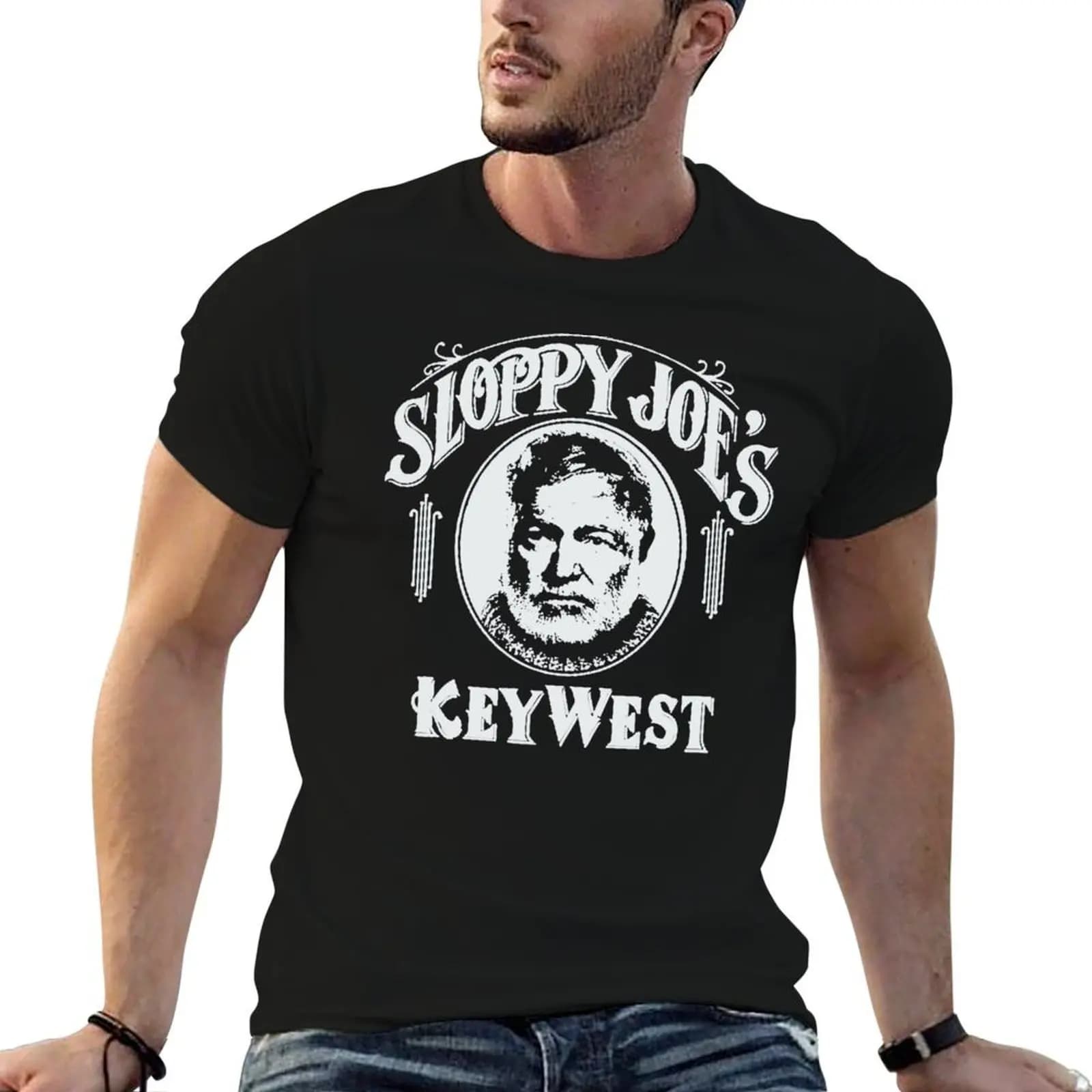 Sloppy Joe's Key West Ernest T-Shirt Personalized t-shirt boys animal print mens t shirts casual stylish