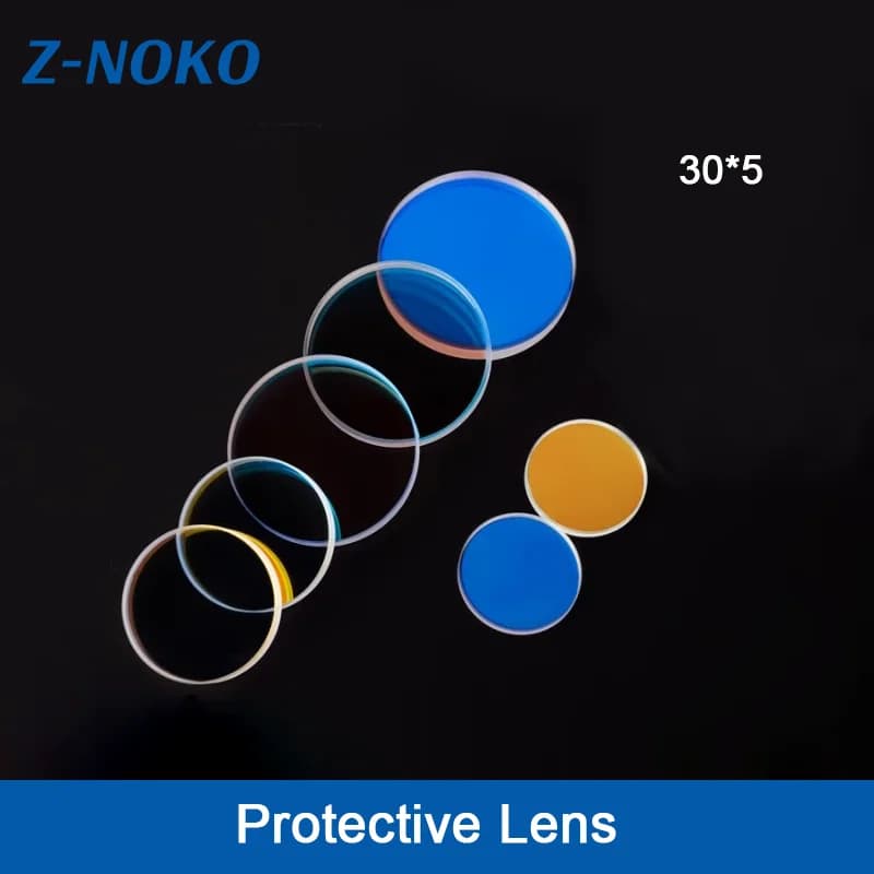 ZNOKO 20pcs Laser Protective Lens Protective Windows 30*5 Laser Cutting Handheld Welding High Temperature Resistance Consumable