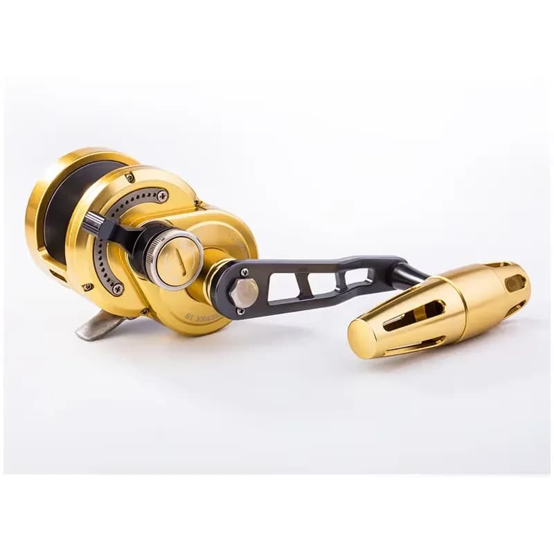 Full Metal Slow Pitch Jigging Reel Heavy Duty Boat Trolling Drum Reel for Deep Sea Fishing