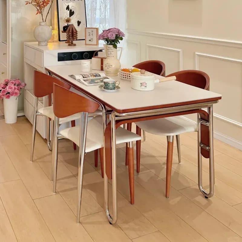 Style Items Dining Tables Chairs Space Decorations Expandable Modern Dining Tables Luxury Nordic Mesas Comedor Furniture Home