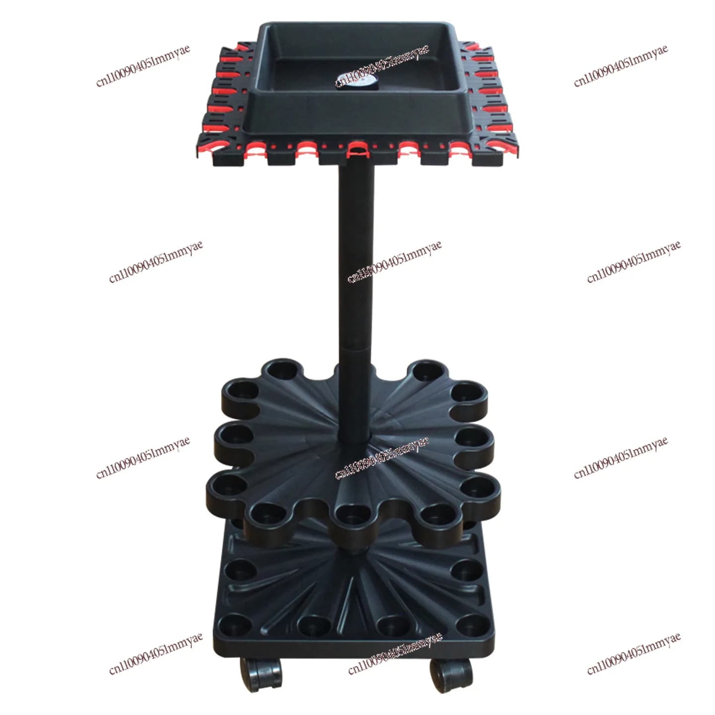 Floor-to-ceiling fishing rod rack Display rack Storage rack 24 holes with pulley