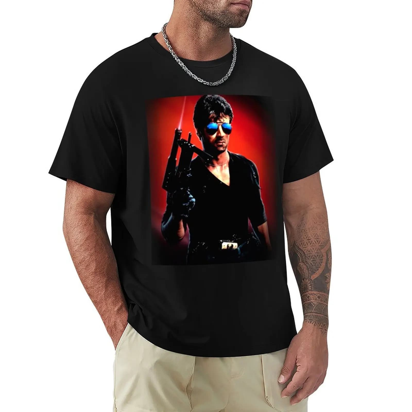Stallone - Cobra T-Shirt oversized t shirt shirts graphic hippie clothes street wear tshirts for men