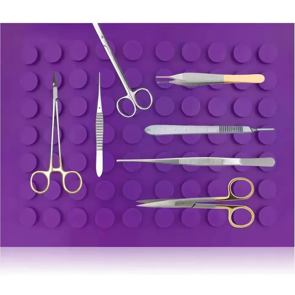 Magnetic Mat Tool Attachment Pad Magnetic Accessories Silicone Mat Reusable Blue Purple Green Black