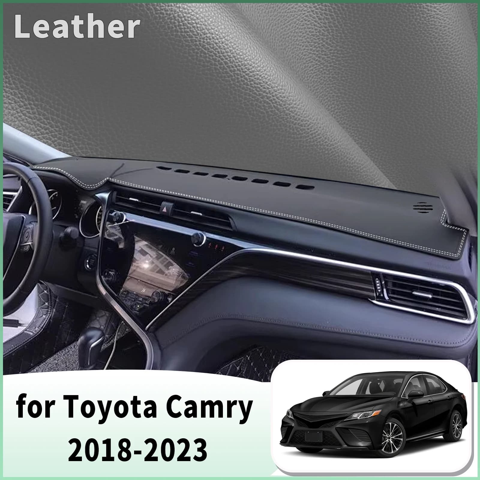 for Toyota Camry XV70 2018-2022 2023 Dash Mat Dashboard Cover Dashmat Universal Anti-Reflection Heat Insulation Sun Protection