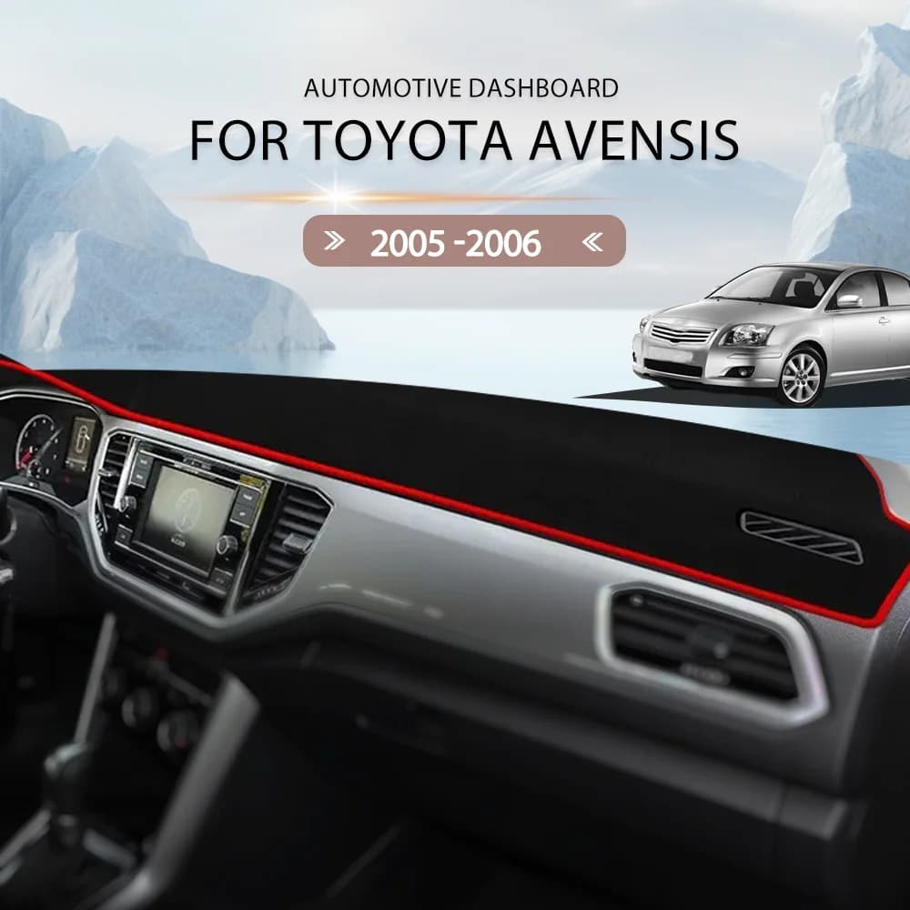 For Toyota Avensis 2005- 2006 Dash Mat Sun Shade Anti-UV Carpet Car Accessories Car Dashboard Cover
