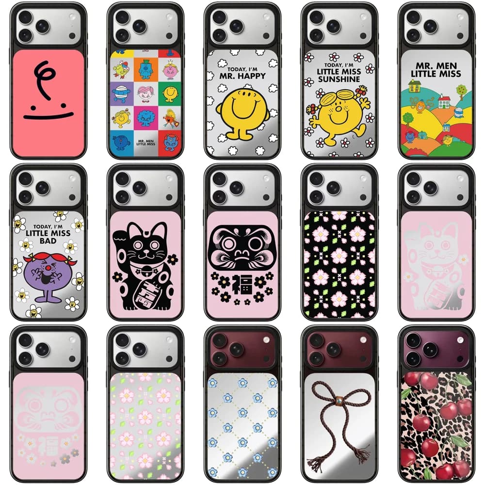 6091694 Impact Case - Mirror / Glaze Magnetic Cover for IPhone 17 18 Pro Max Case for IPhone 17Pro