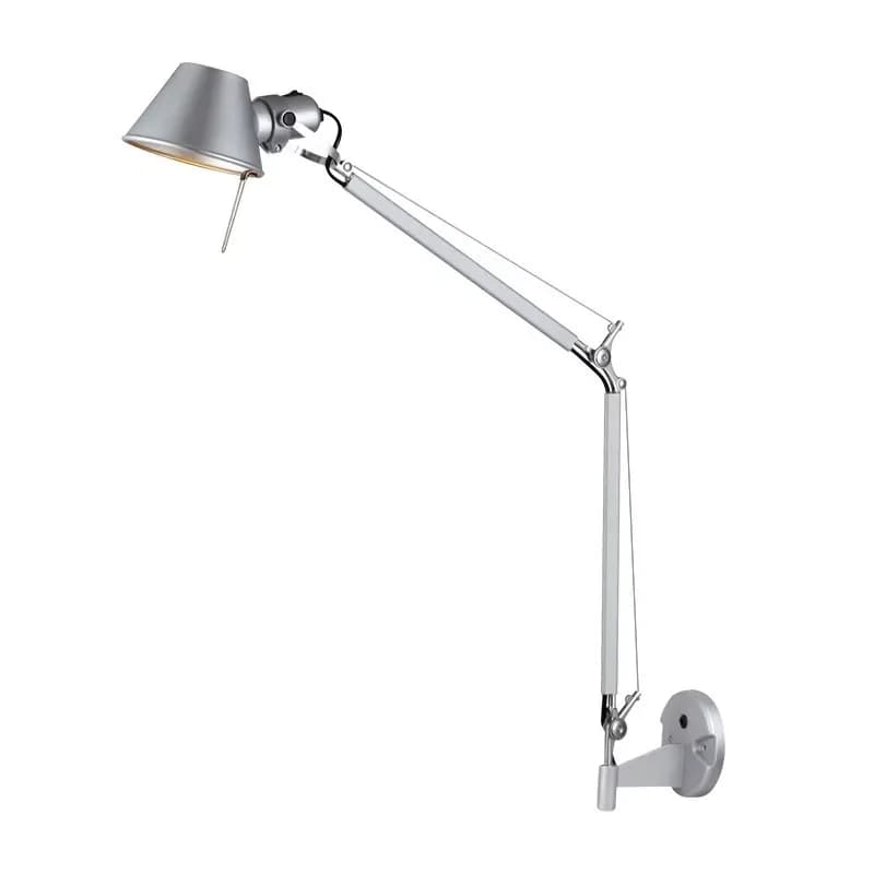 Industrial wind wall lamp Bedroom bedside desk reading telescopic folding long rod rocker arm long arm wall lamp