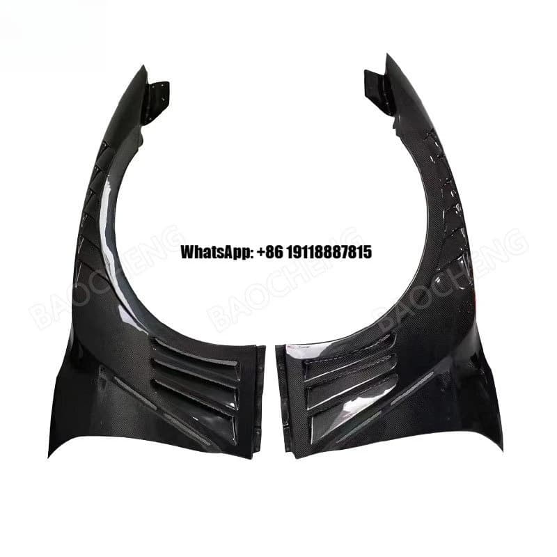 For Nissan R35 GTR Vent Style Partial High Quality Carbon Fiber Car Accessories Front Fender Vents