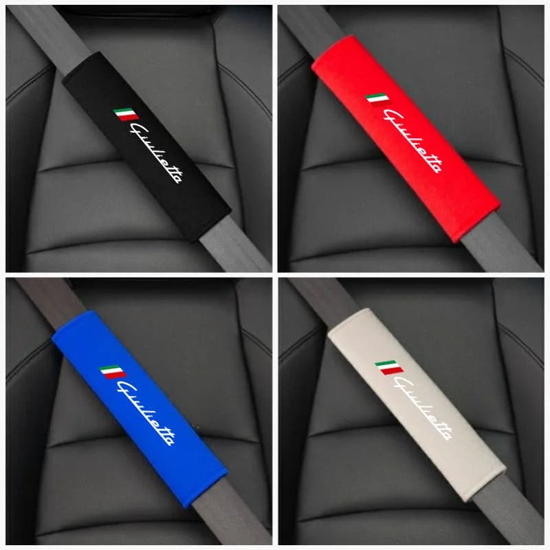 Car Seat Belt Shoulder Cover Breathable Protection Safety SeatBelt Pad For GIULIETTA Car Accessories