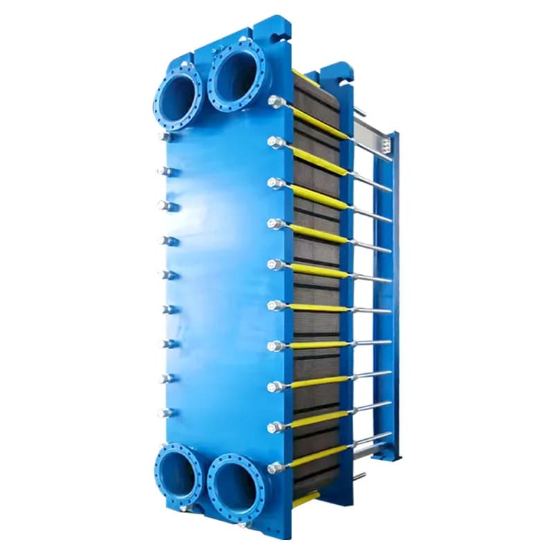 Removable cleaning stainless steel plate heat exchanger, large temperature difference plate heat exchanger, small temperature