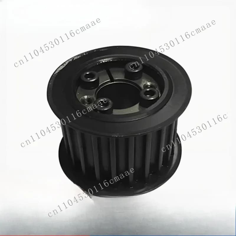 No. 45 steel pulley, 8M, 19-tooth inner bore, 17/18/19/20 synchronous pulley, 19-tooth, 8M tensioning sleeve synchronous pulley