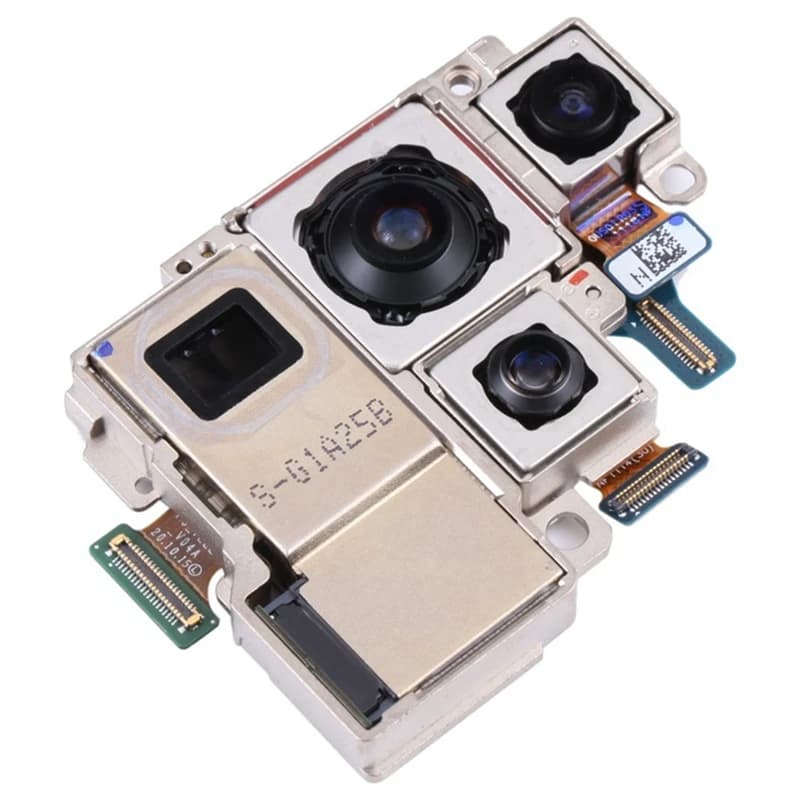 AA58 For Samsung Galaxy S21 Ultra 5G SM-G998B Camera Set Telephoto + Depth + Wide + Rear Main Camera Parts Replacement