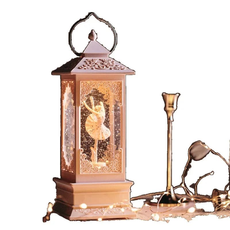 Rotating dance ballet high-end birthday gift, Princess Elsa music box, carousel
