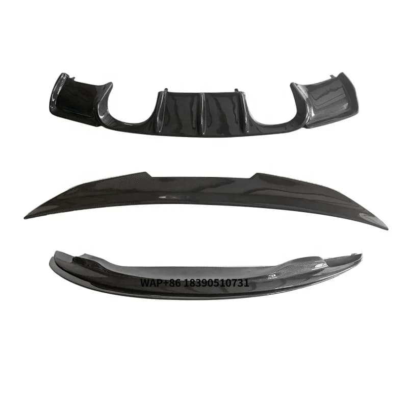 M3 Carbon Fiber Front Lip Rear Lip Spoiler for 3 Series M3 E82 E92 E93 E90 Car Modified Carbon Fiber Lip Diffuser
