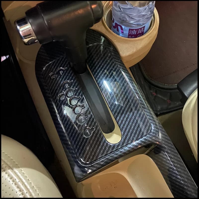 For Volkswagen Beetle 2003-2010 Interior Gear Shift Panel Water Cup Holder Cover Sticker Trim Car Styling Auto Parts Accessories
