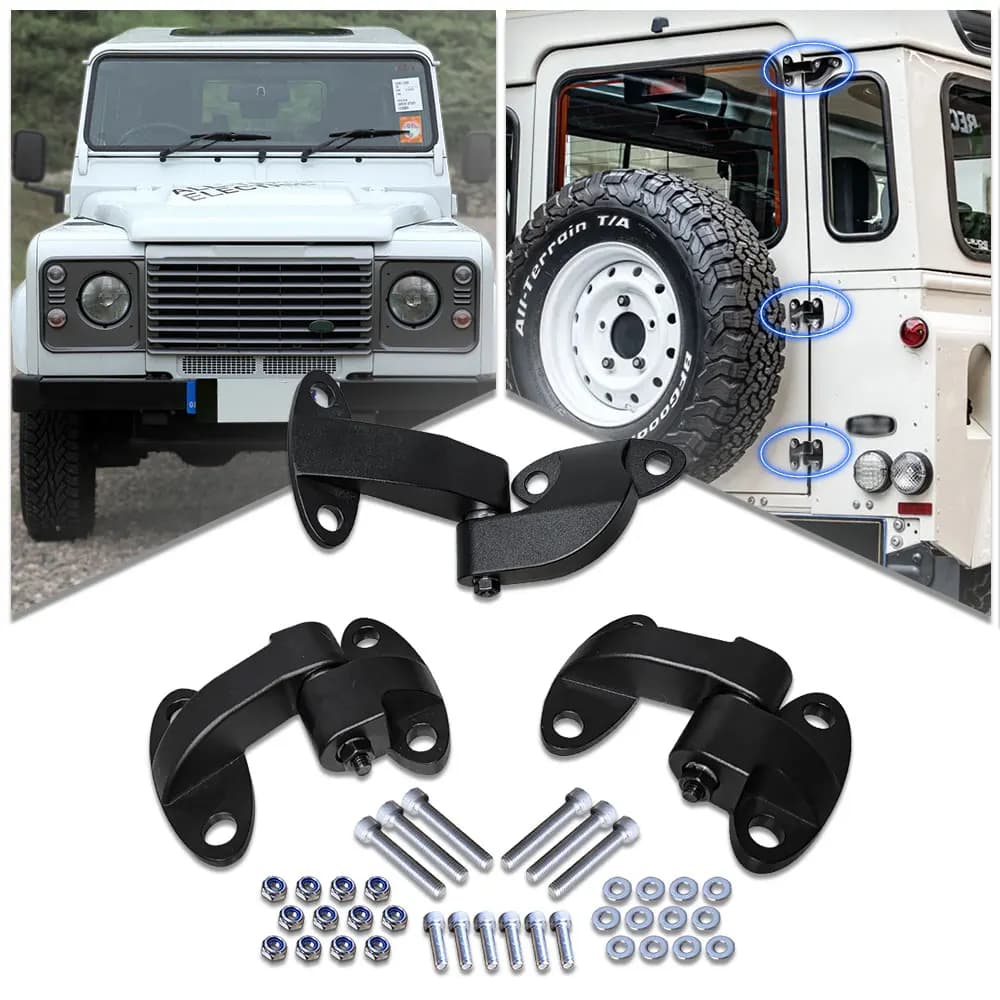 Rear Door Hinge Replacement Parts For Land Rover Defender 90 110 130 2004-2018 Car Accessories