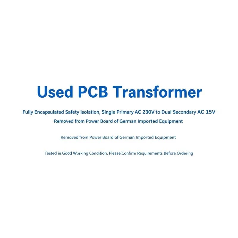 VB2.3/2/15 Full Resin Encapsulated Safety Isolation PCB Transformer 15V Dual Secondary