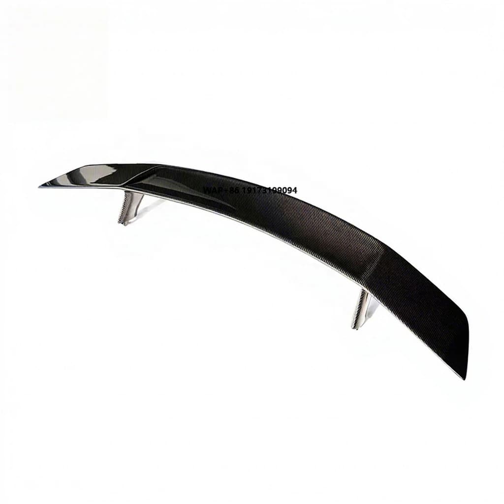 Car Styling Vors Style R8 Carbon Fiber High Rear Wing Spoiler for  R8 V10 Coupe 2016-2018