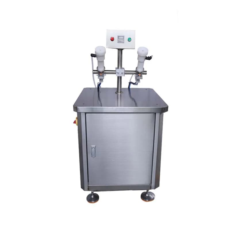 Cosmetic Glass Bottle Negative Ion Air Blowing Bottle Cleaning Machine Semi-Automatic Manual