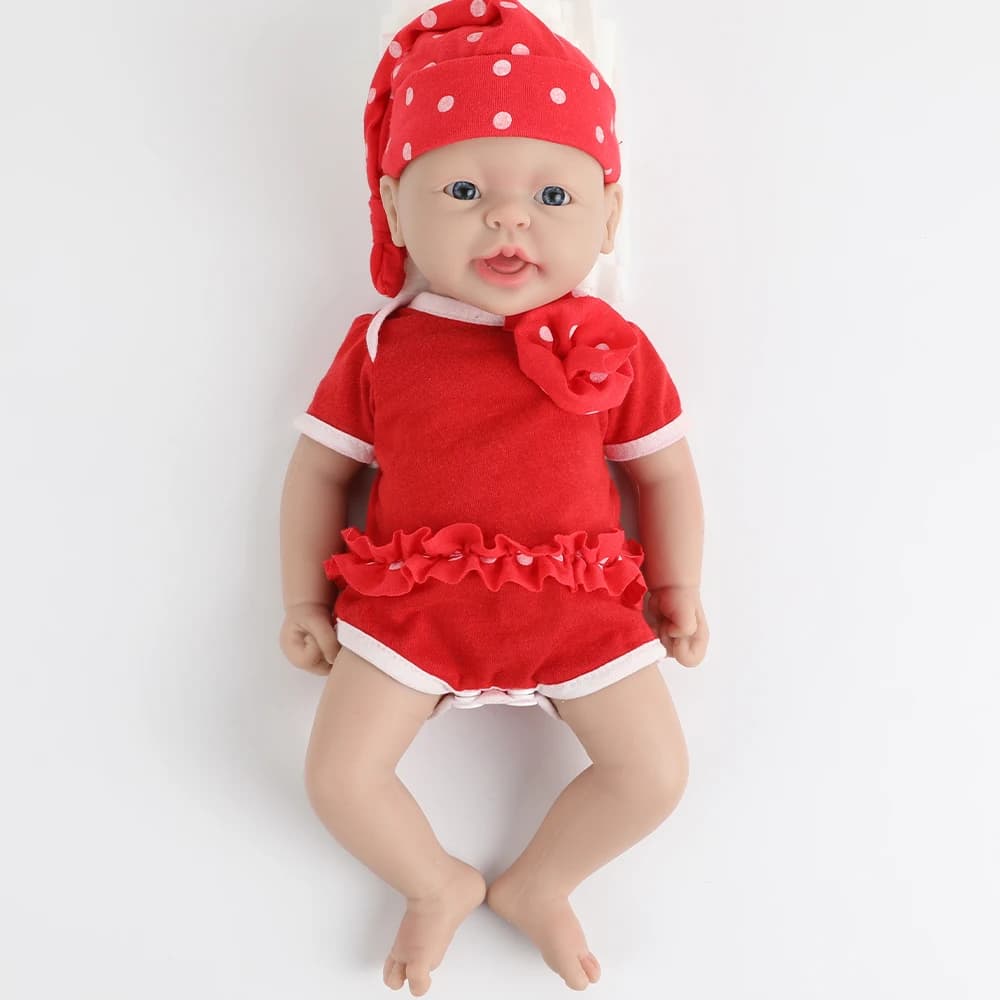 15 Inch 38cm Realistic Newborn Bebe Dolls Lifelike Reborn Silicone Baby Doll