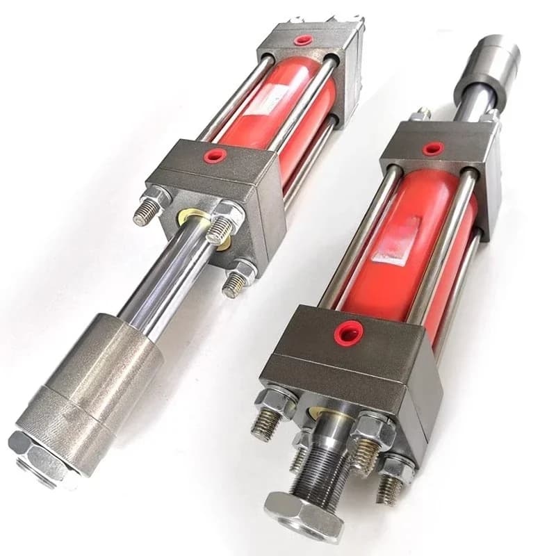 Heavy duty hydraulic cylinder, double shaft adjustable stroke, mold hydraulic cylinder