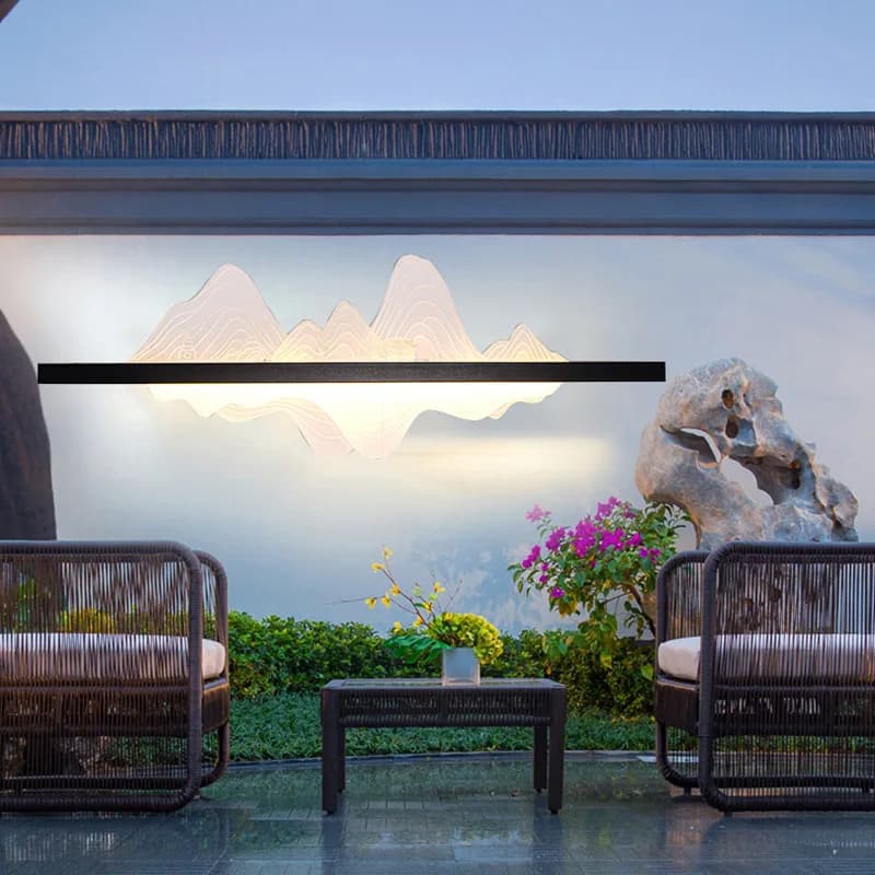Wall decoration exterior wall wall lamp waterproof villa garden landscape lamp y