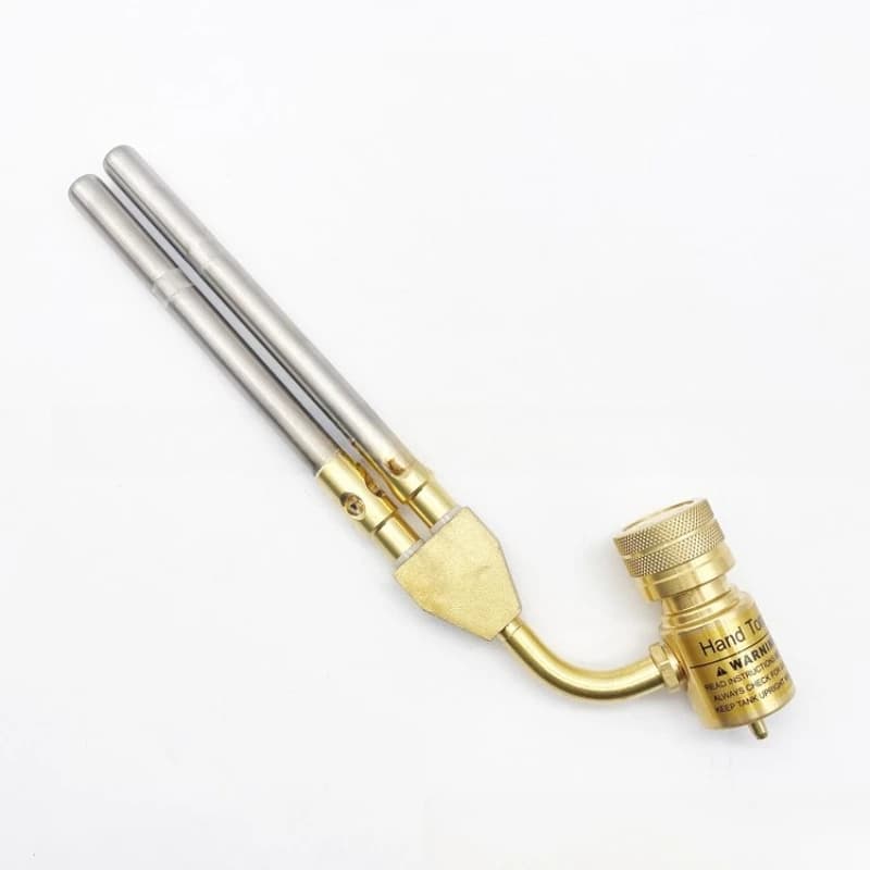 Portable Handheld Double Pipe Welding Torch for Refrigeration Anaerobic MAPP/Propane Gas