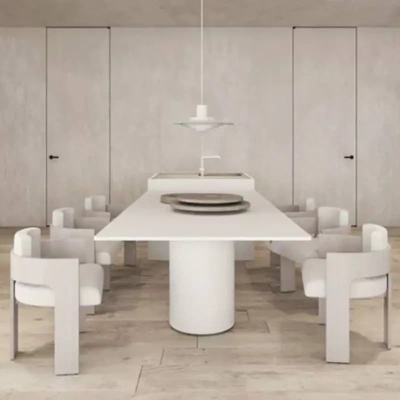 White Nordic Dining Chairs Stylish Decoration Solid Wood Dining Chairs Events Designer Armchair Sillas Comedor Furniture Home