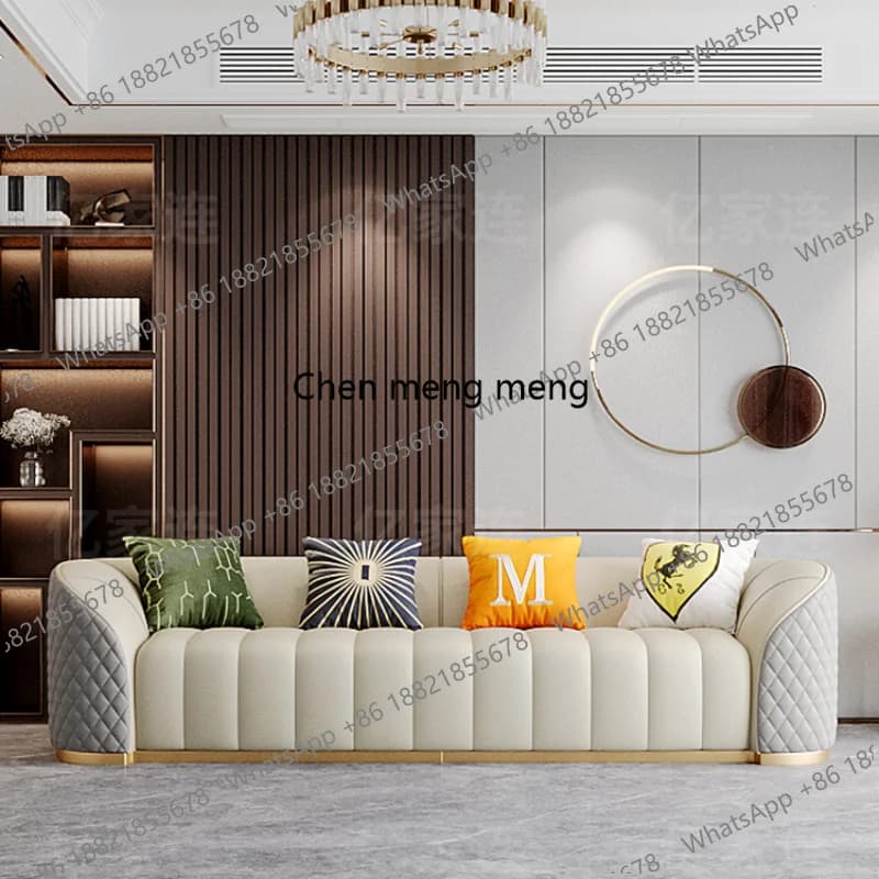 Throne Leather Luxury Sofa Chair Fancy Modern Relax Italian Sectional Sofa Loveseat Trendy Children Divano Letto Hotel Furniture