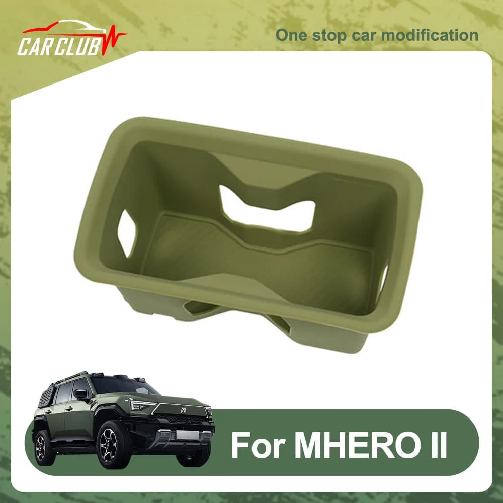 For Dongfeng MHERO II M-Hero M817 Central Control Cup Pad Car Modification Accessories Silicone Environmental Pad Anti-fouling