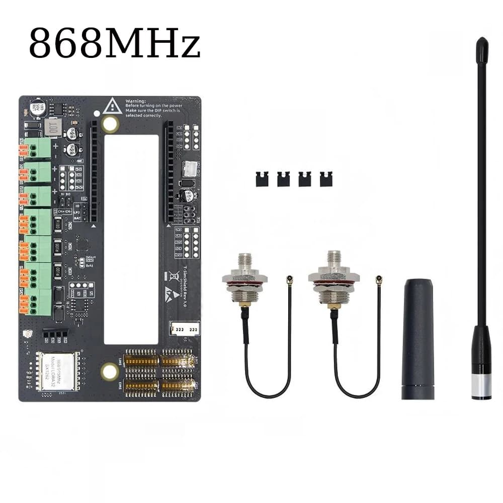LoRa RS485 Expansion Shield SX1262 Module Support T-SIM7600E G SA-H T-A7670G E SA DIP Switch IoT Data Acquisition Board