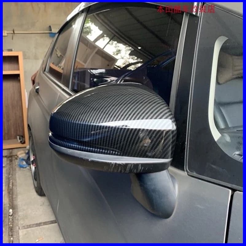 Car Styling For Honda Fit Jazz 2014-2019 Rearview Mirror Cover Caps Shell Housing Trim Replace Types Auto Parts Accessories