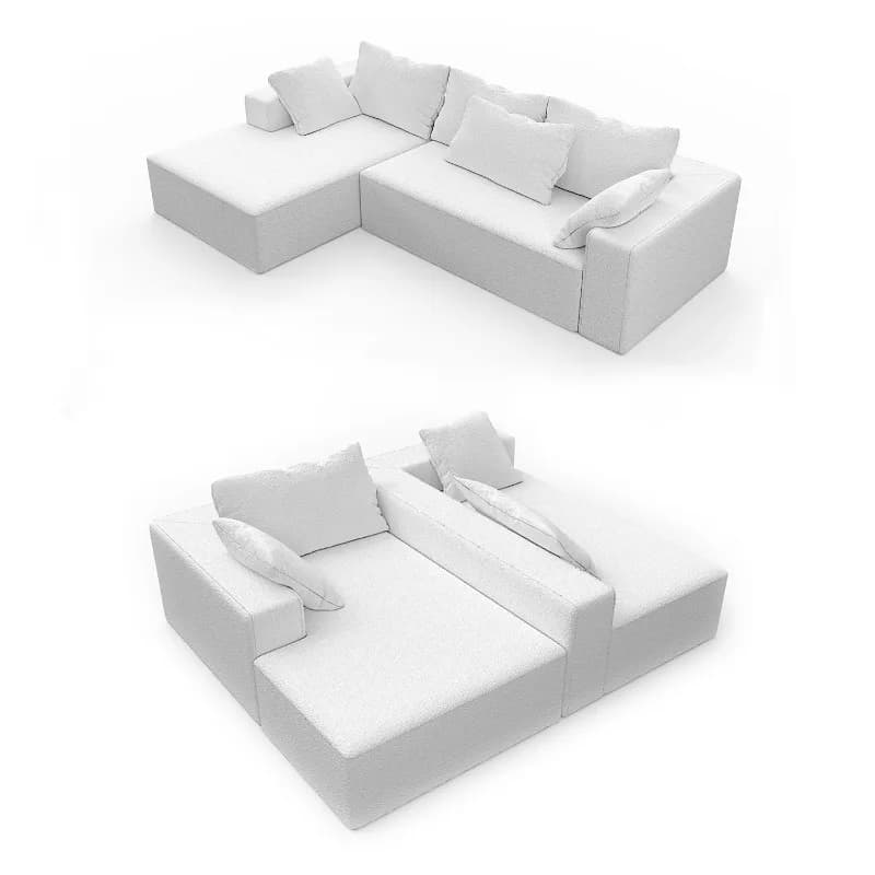 Sponge combination sofa splicing sofa bed living room combination sponge sofa cushion