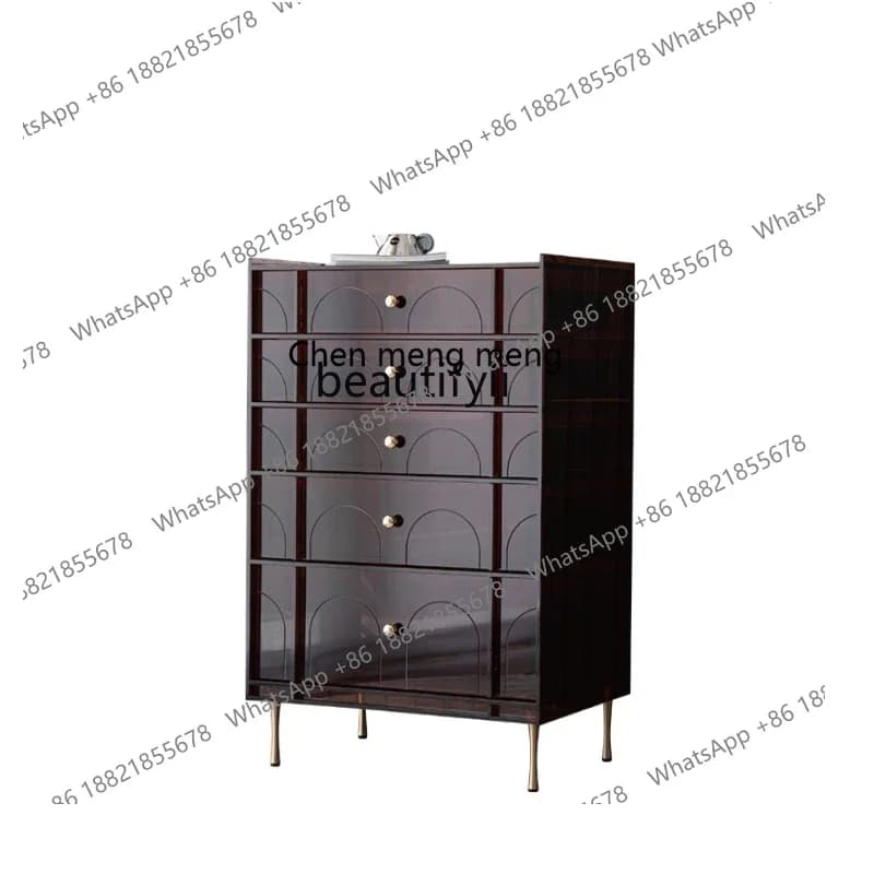 cc182R Light Luxury Chest of Drawer Locker Nordic Style Living Room Simple Modern Storage Cabinet Creative Design Chest of Drawe