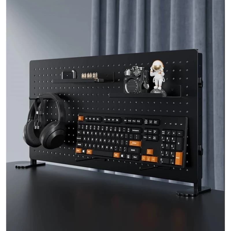 Desktop hole board shelf clip-type vertical e-sports accessories No punching clip table Dormitory table table e-sports room