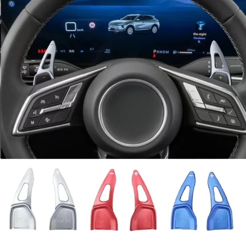 FOR Buick Envision S PLUS 2024-2026 E5 2023-2025 Aluminum Alloy Car Steering Wheel Gear Shifters Paddle Shift Extension