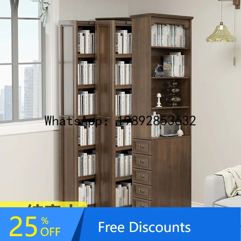 XL Solid Wood Gap Sofa Side Cabinet Storage  Side Cabinet Ultra-Thin Side Cabinet Narrow Gap Corner
