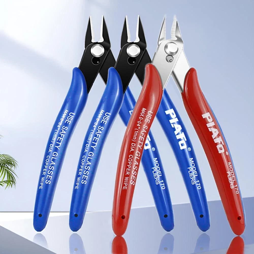 Carbon Steel Pliers Diagonal Pliers Electrical Wire Cable Cutters Cutting Side Snips Flush Nipper Stripper Hand Tools