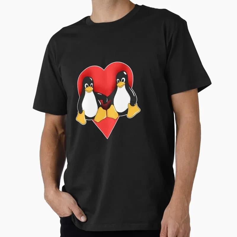 Linux Penguin is looking for System Admin for common hours Graphic T‑Shirt Short Sleeve Tees Geek IT Developer Fan Gift