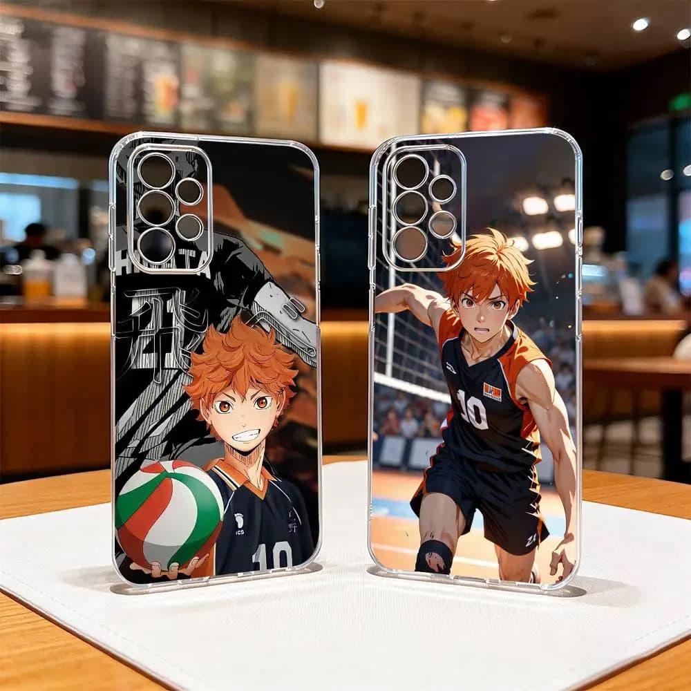 Haikyuu-u Hinata-a Shoyo Phone Case For Samsung S25,S24,S21,S22,S23,S30,Ultra,S20,Plus,Fe Transparent Cover