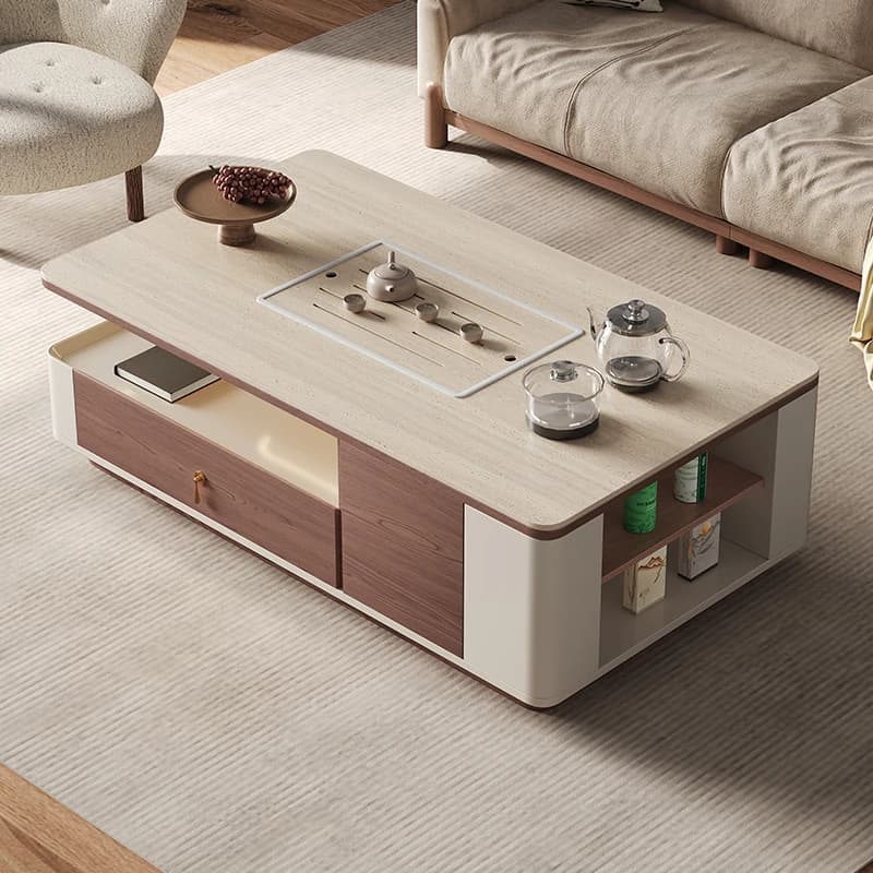 Luxury Decoration Coffee Table Modern Bedroom Storage Designer Living Room Side Table Drawers Couchtisch Lounge Suite Furniture
