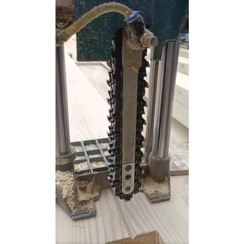 Chain Drive Woodworking Chisel Mortiser Machine Square Hole Drill - High-Quality Tool for DIY Wood Mortising Projects