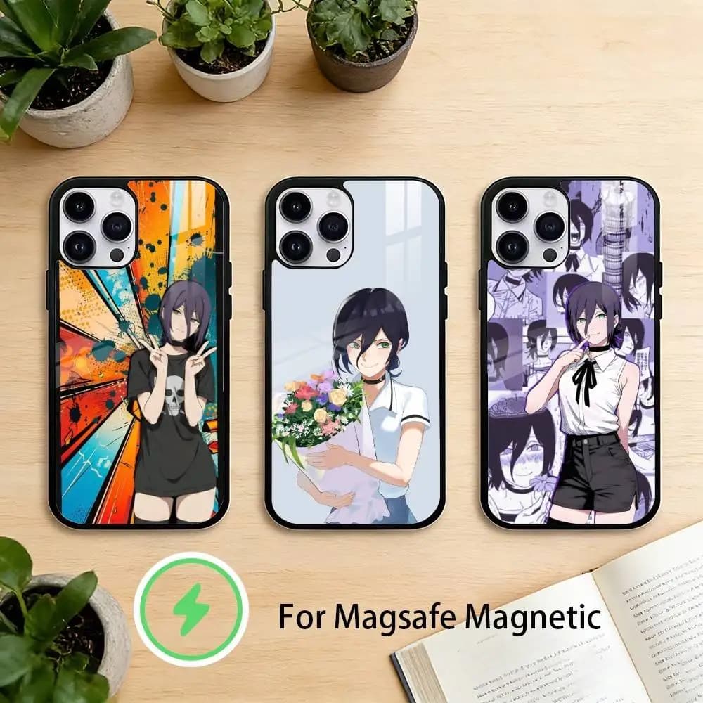 C-Chainsaw M-Man Reze Phone Case For iPhone 17,16,15,14,13,12,Plus,Pro,Max For Magnetic Wireless Charge