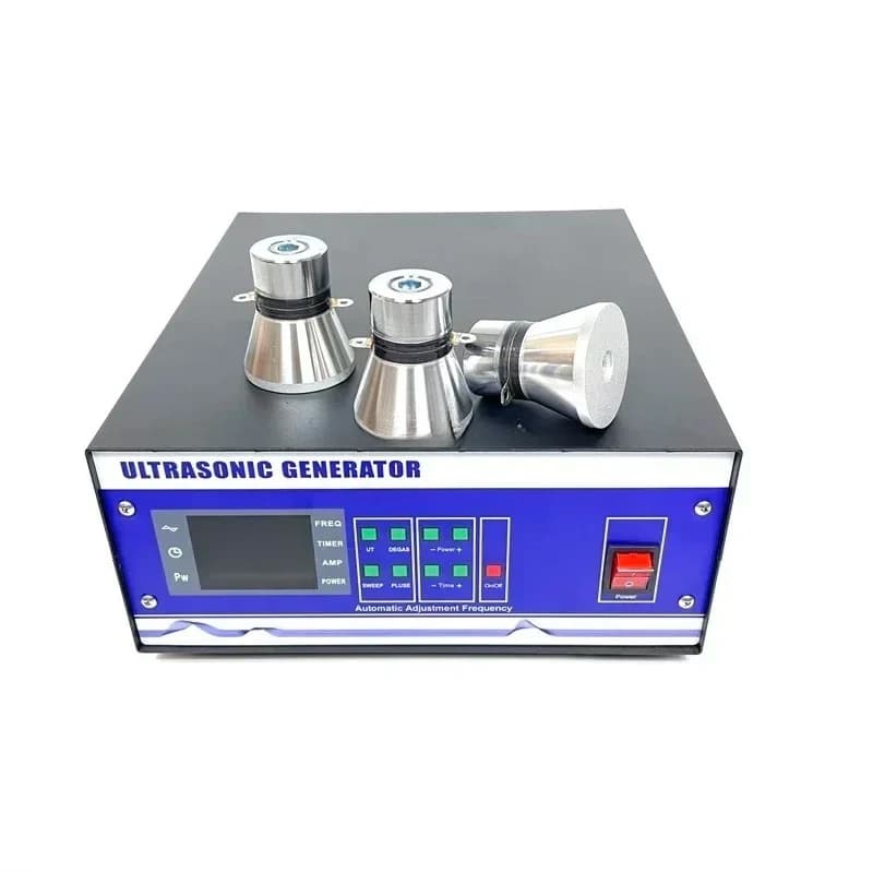 1500W Piezoelectric Transducer Ultrasonic Powe Supply Digital Industrial Washing Equipment Ultrasound Generator
