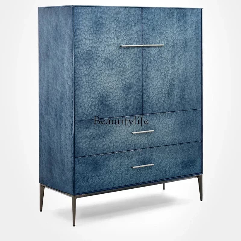 D33Wine cabinet living room display household high-end dining side cabinet integrated against the wall modern simple decorat