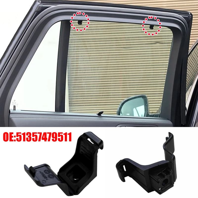 1pc/2pcs For BMW For X5 For G05 For G06 Door Panels Trim Hook 51357479511 Rear Window Shadow Curtain Hook Roller Blind Clip