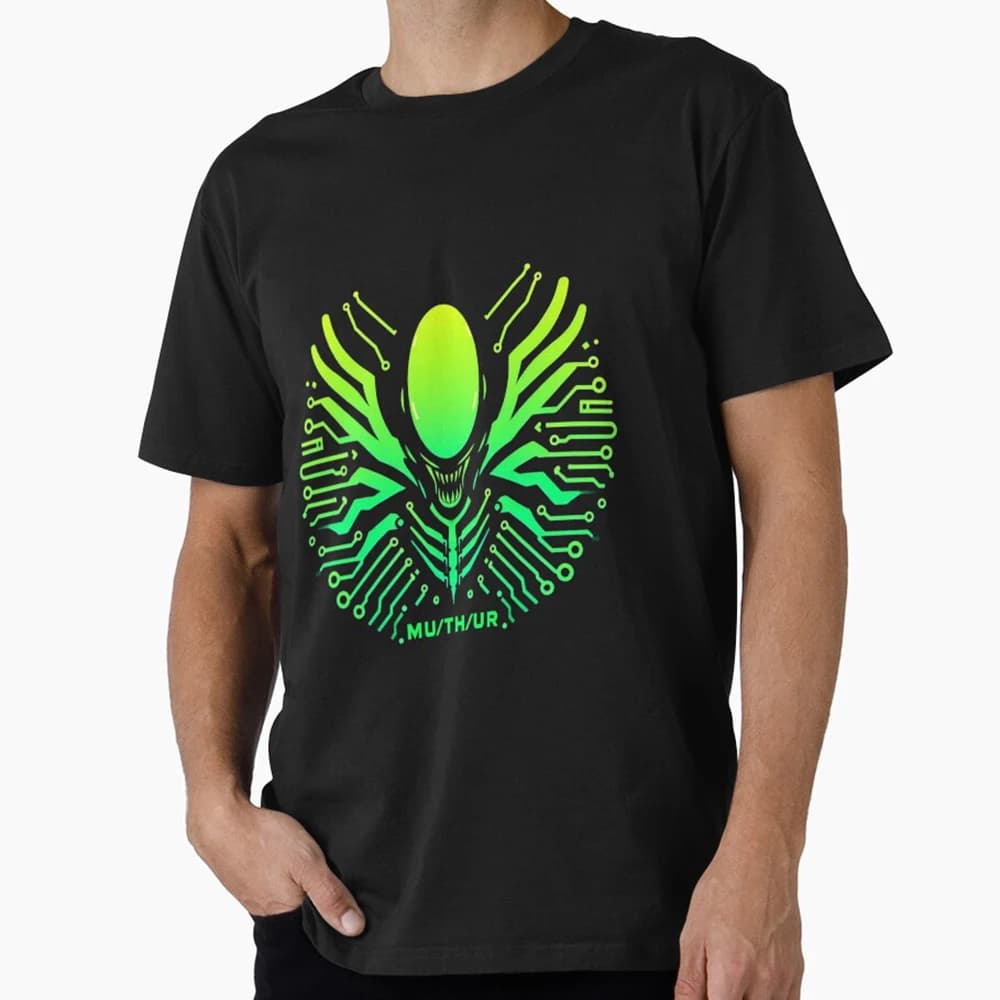 MU/TH/ER Artificial Intelligence System Alien SciFi Gift T Shirt Weyland Yutani Xenomorph Graphic Clothes All size tops S-6XL