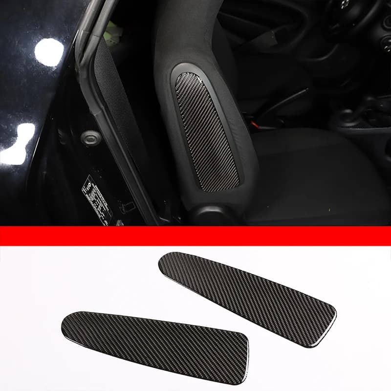 For 2016-2021 Mercedes-Benz smart 453 soft carbon fiber car styling car seat side panel decorative stickers car interior parts
