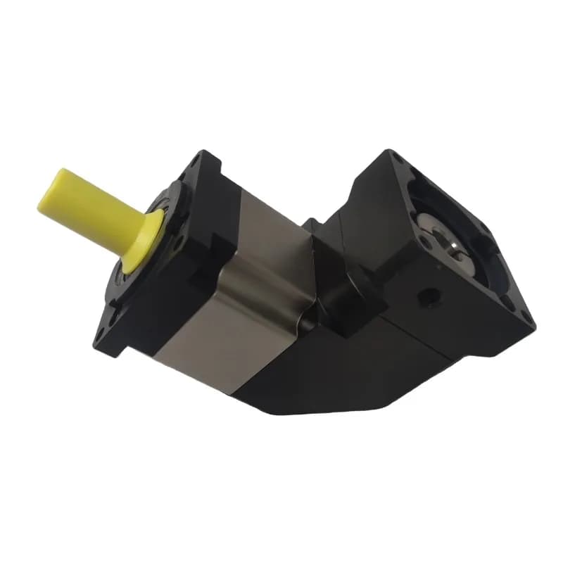 Customized Right Angle Planetary Gearbox Ratio 28:1 35:1 High Precision Torque Speed Reducer 90 Degree Gearhead for Servo Motor