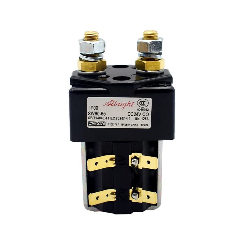 SW80-65/C29543A 24v DC Electromagnetic Contactor | Replace Hyster SW80B-5-48 | Fully enclosed touchpoint